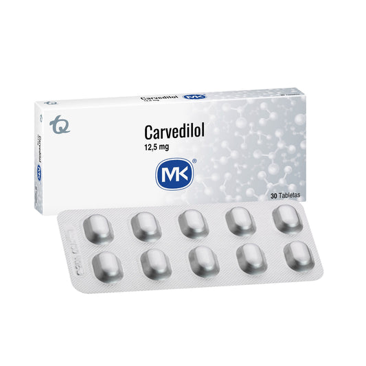Carvedilol 12.5 Mg 30 Tbs Mk(