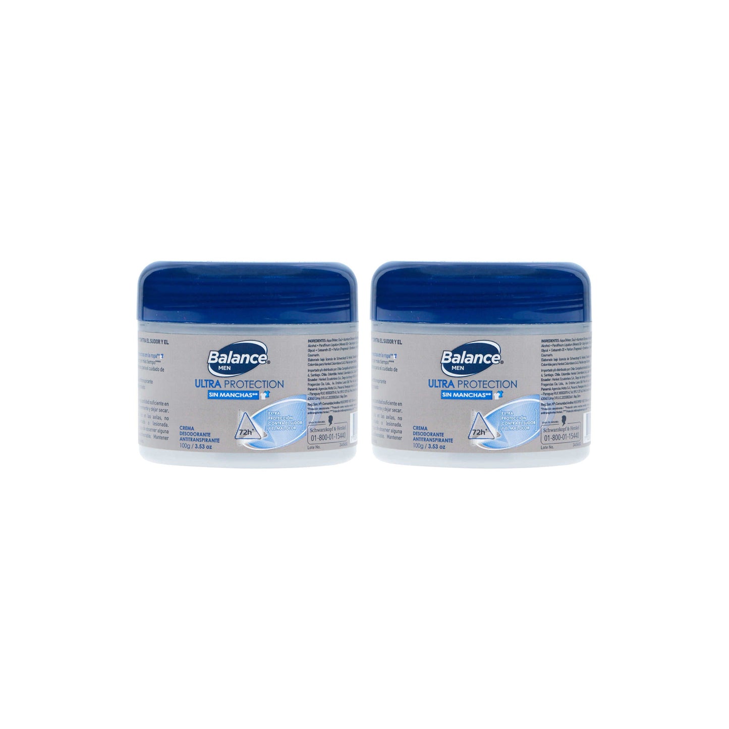 Desodorante Balance Crem Ultraproteccion Men 100gr