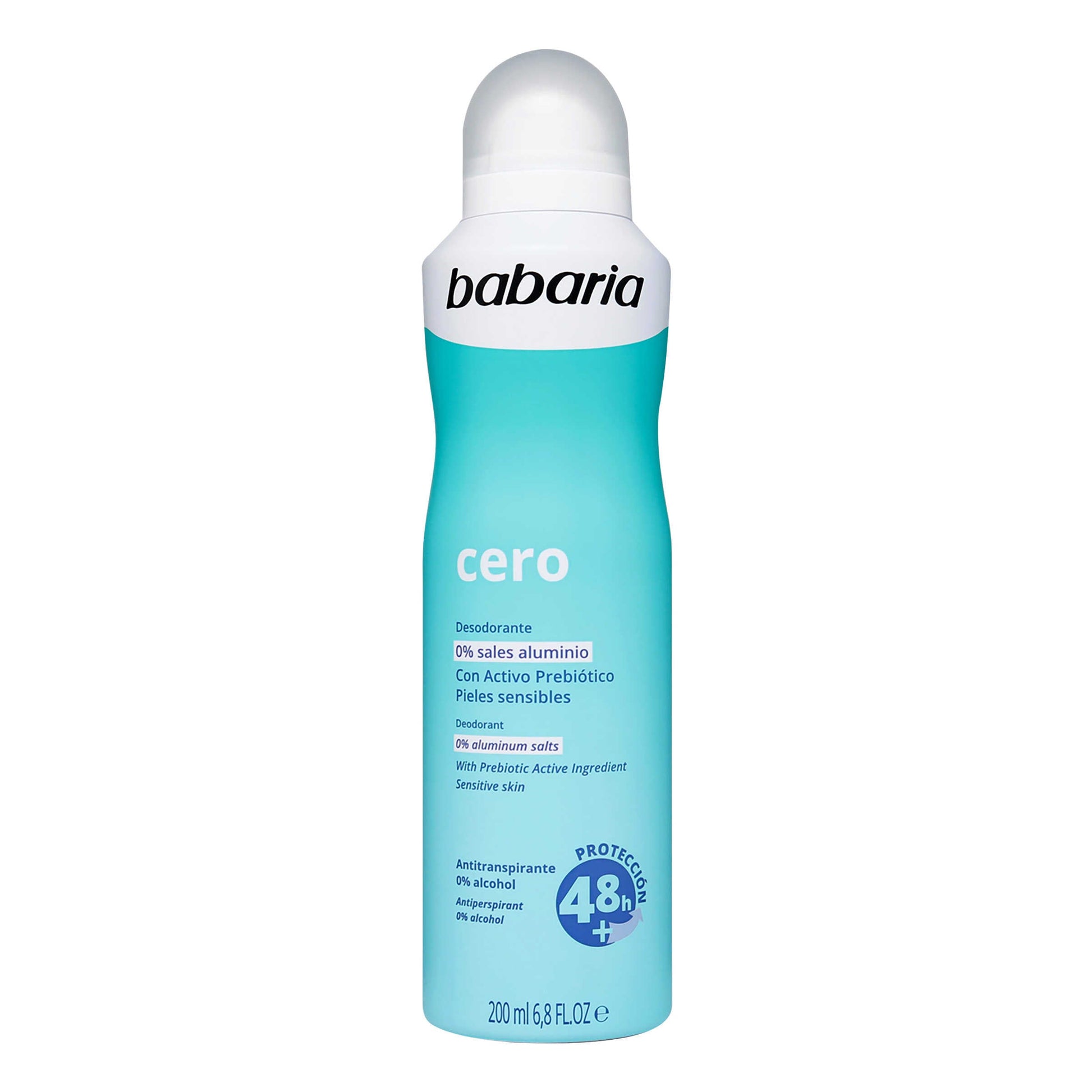 Desodorante Spray Babaria Cero Prebiotico 200 Ml