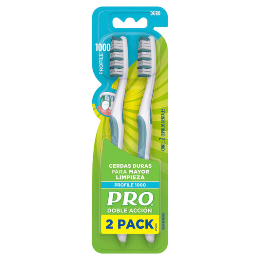 Cepillo Dental Dental Pro 1000 Adultos Doble Accion 2x1
