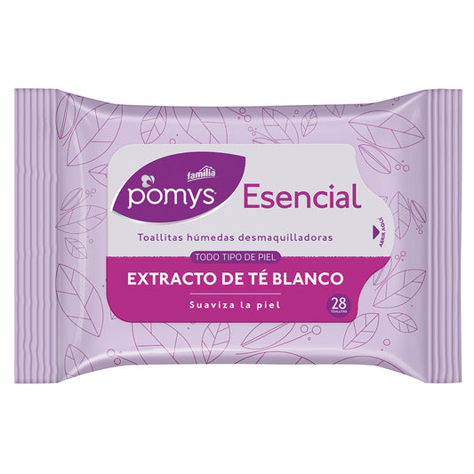 Toallas Desmaquilladoras Familia Pomys Basic 28 Undidades