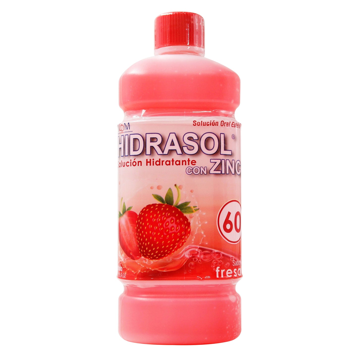 Suero Oral Hidrasol 60 Zinc Fresa 500ml