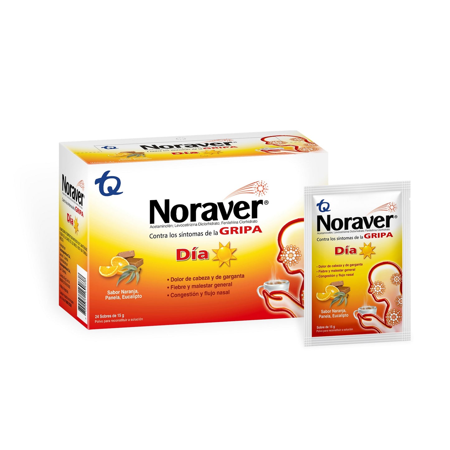 Noraver Gripa Bebida Dia 15 Gr Sobre